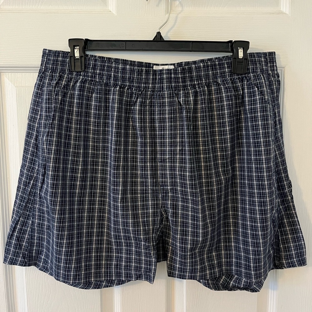 Jos. A. Bank Navy and White Plaid Brief’s